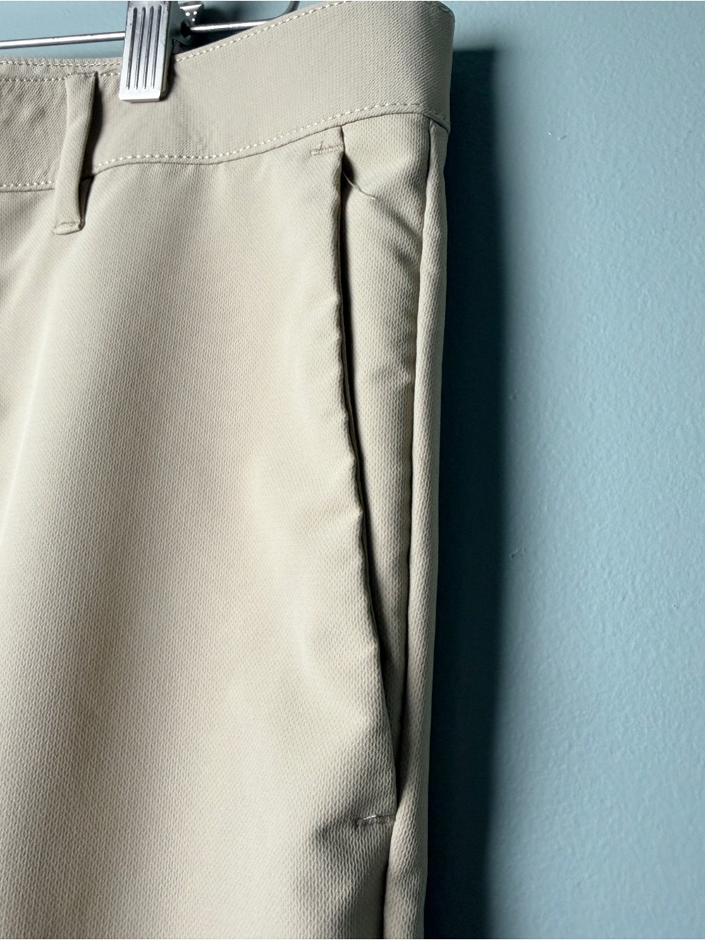 Banana Republic Men’s Khaki Stretch Chinos 34x29 Straight Leg Tailored Clean - Picture 5 of 11